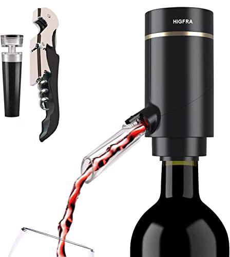 Electric Wine Aerator and Dispenser Pump, USB Rechargeable