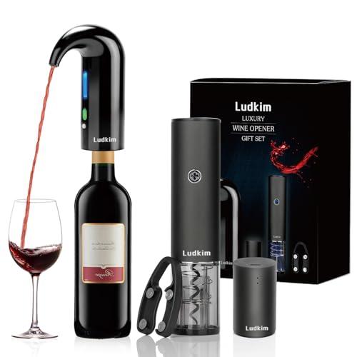 Ludkim Rechargeable Electric Wine Opener Set