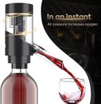 Electric Wine Aerator and Dispenser Pump, USB Rechargeable