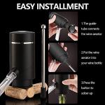 Electric Wine Aerator and Dispenser Pump, USB Rechargeable