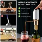 Electric Wine Aerator with Rechargeable Pourer
