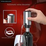 Electric Wine Opener and Decanter Set (4-Piece)