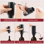 Electric Wine Decanter Aerator with Quick-Pour Design