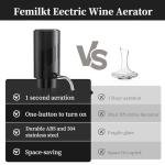 Electric Wine Aerator and Dispenser with USB