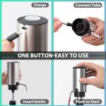 Rechargeable Electric Wine Aerator and Dispenser