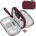 Travel Cable Organizer Bag - Wine Red