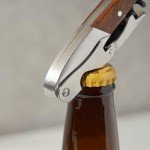 Rosewood Inlay Double Hinged Corkscrew Wine Opener