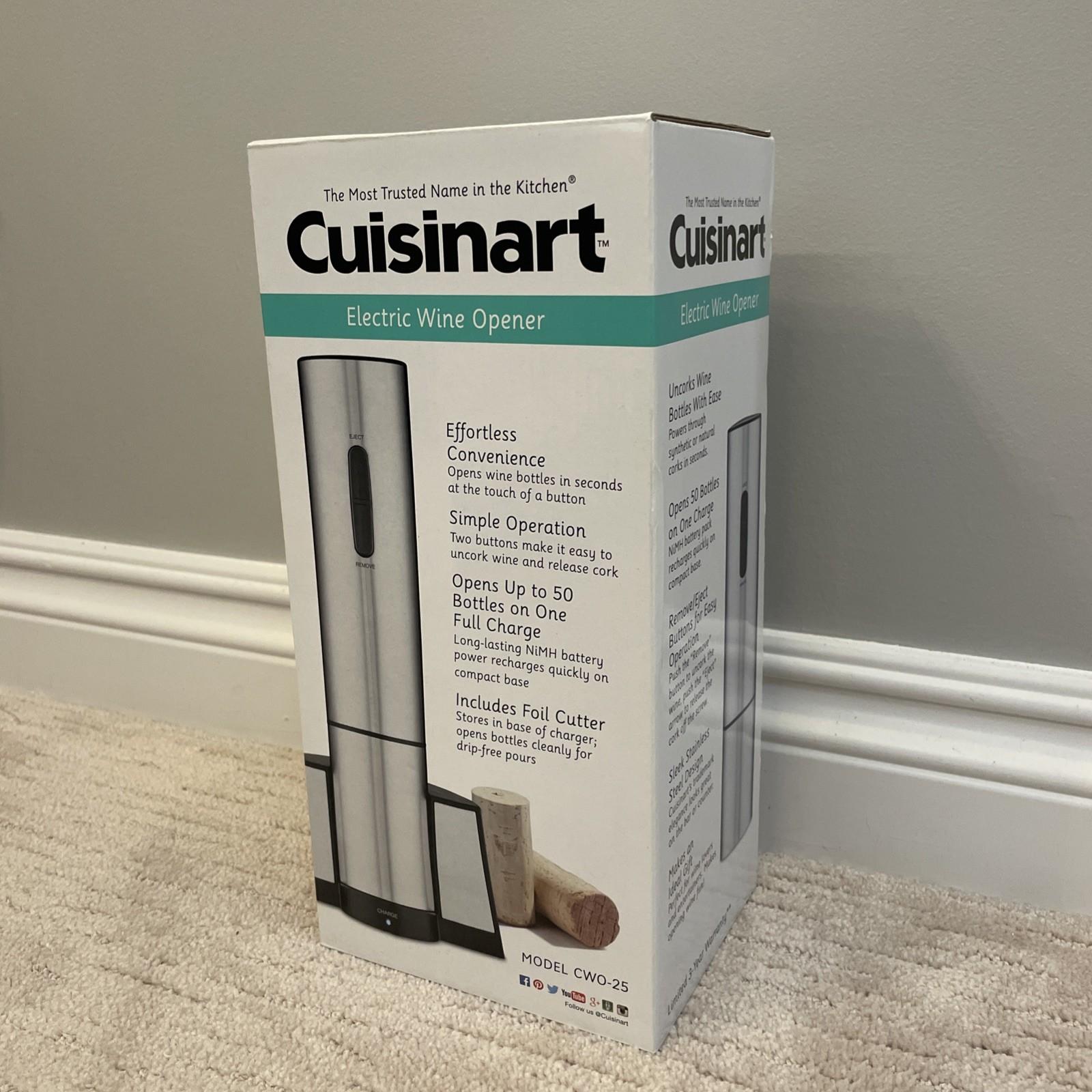 Cuisinart Electric Wine Opener with Foil Cutter