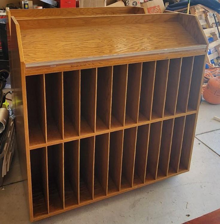 Solid Wood Free Standing Wine Rack