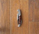 Rosewood Inlay Double Hinged Corkscrew Wine Opener