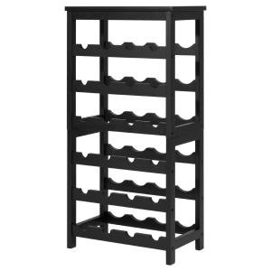 24-Bottle Freestanding Wine Rack with 6 Tiers