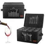 Foyego Wine Glass Storage Box Set for 12