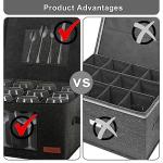Foyego Wine Glass Storage Box Set for 12