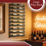 Wall Mounted Wine Rack for 20 Bottles