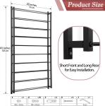 Wall Mounted Wine Rack for 20 Bottles