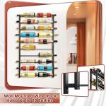 Wall Mounted Wine Rack for 20 Bottles