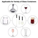 3 Piece Wine Decanter and Glass Cleaning Brush Set