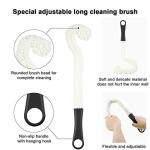 3 Piece Wine Decanter and Glass Cleaning Brush Set