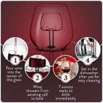 Stemless Wine Glasses with Built-In Aerator (2 Pack)