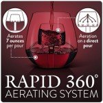Stemless Wine Glasses with Built-In Aerator (2 Pack)