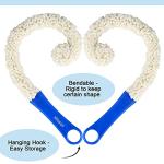 Flexible Foam Bottle Cleaning Brushes (2-Pack)