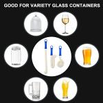 Flexible Foam Bottle Cleaning Brushes (2-Pack)