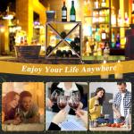 Stackable 24-Bottle Solid Wood Wine Rack