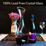 NUTRIUPS Handblown Lead-Free Red Wine Decanter