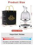 360° Spinning Wine and Whisky Decanter 50oz
