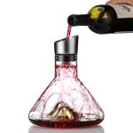 Gold Wine Decanter with Aerator and Filter