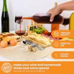 Clear Bordeaux Wine Bottles - 12 Pack