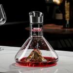 Gold Wine Decanter with Aerator and Filter