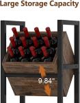 3-Tier Wooden Freestanding Wine Rack Organizer