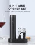Electric Wine Opener Set with Accessories