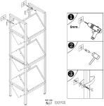 3-Tier Wooden Freestanding Wine Rack Organizer