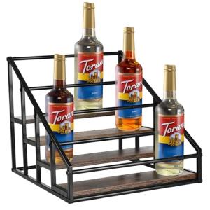4-Tier Rack for Syrup and Liquor Bottles