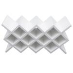 Wall-Mount Wine Rack with 10 Grid Slots