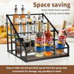 4-Tier Rack for Syrup and Liquor Bottles