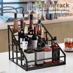 4-Tier Rack for Syrup and Liquor Bottles