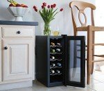Ivation 12-Bottle Thermoelectric Wine Cooler Fridge