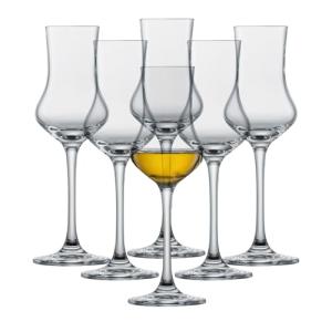 Set of 6 Grappa Shot Glasses with Handle