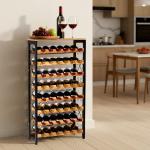 48-Bottle Freestanding Wine Rack Organizer
