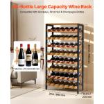48-Bottle Freestanding Wine Rack Organizer