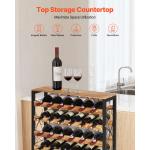 48-Bottle Freestanding Wine Rack Organizer
