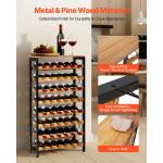 48-Bottle Freestanding Wine Rack Organizer
