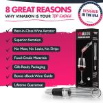 VINABON Wine Aerator with WineGuide Ebook Included