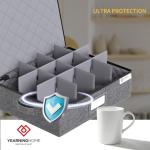 5-Piece Hard Shell Wine and Dish Storage Box