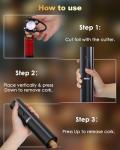 Rechargeable Electric Wine Opener with Accessories