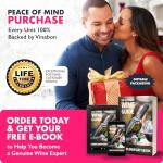 VINABON Wine Aerator with WineGuide Ebook Included