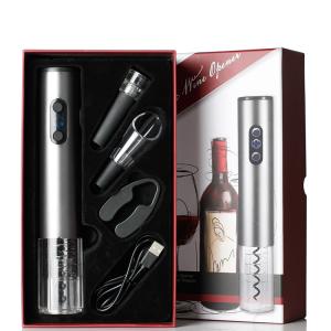 Cordless Rechargeable Electric Wine Opener Set